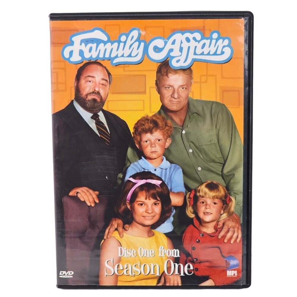 Family Affair DVD Season 1 Disc 1 Six Episodes Bill Mr French Sissy Buffy Jody